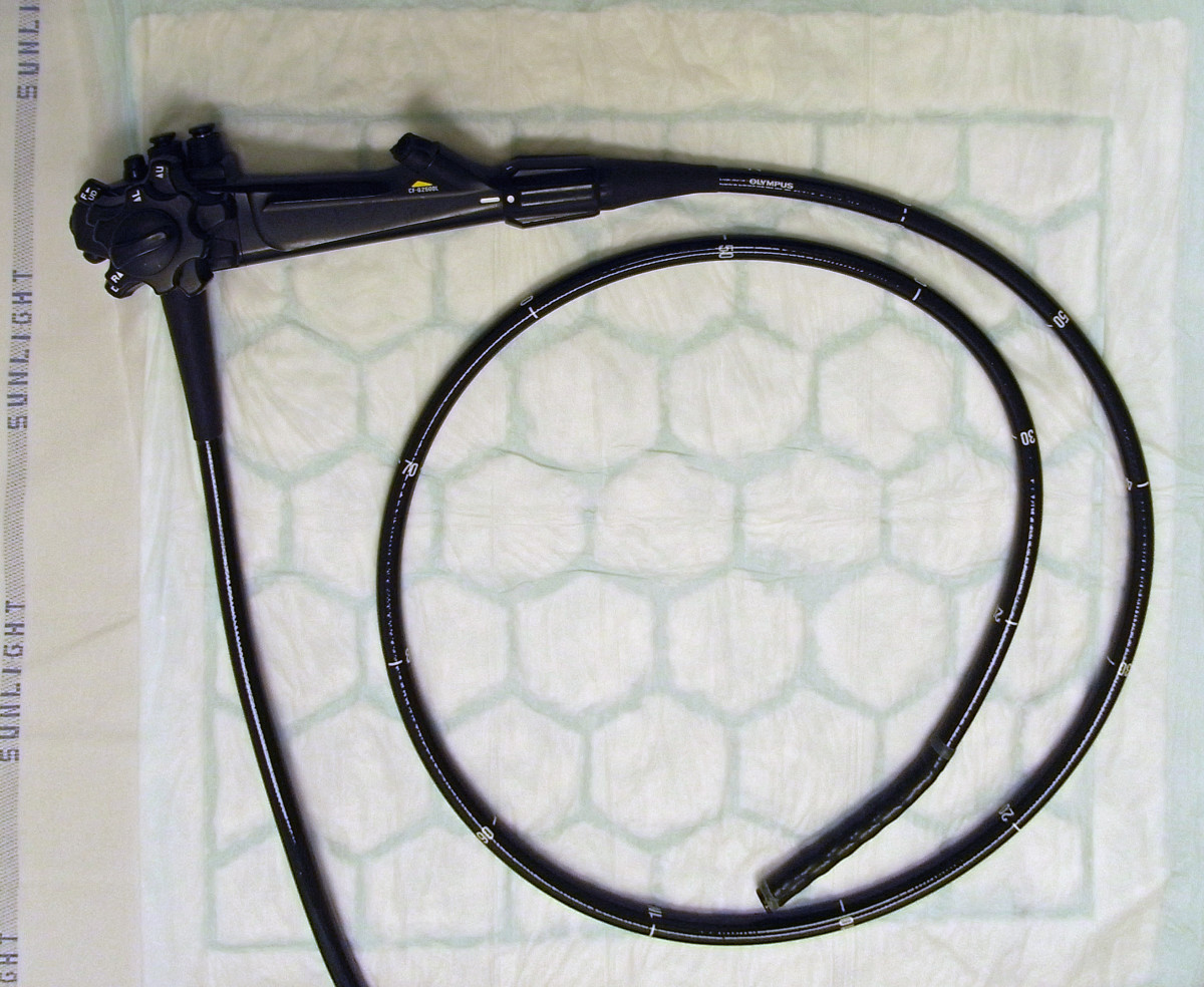 This is what a colonoscope looks like.