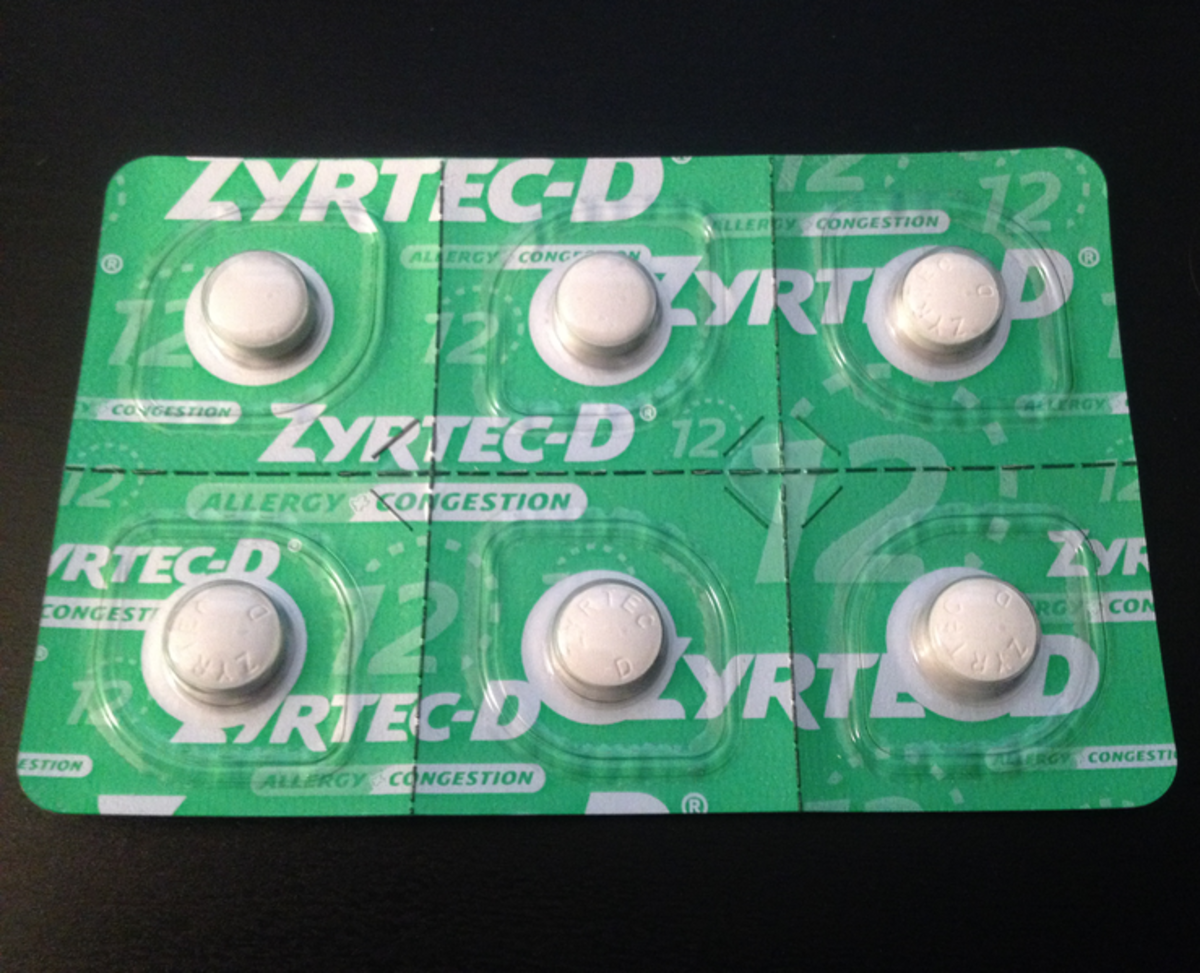 Zyrtec-D combines an antihistamine with pseudoephedrine, a decongestant, to relieve sinus congestions and allergies.