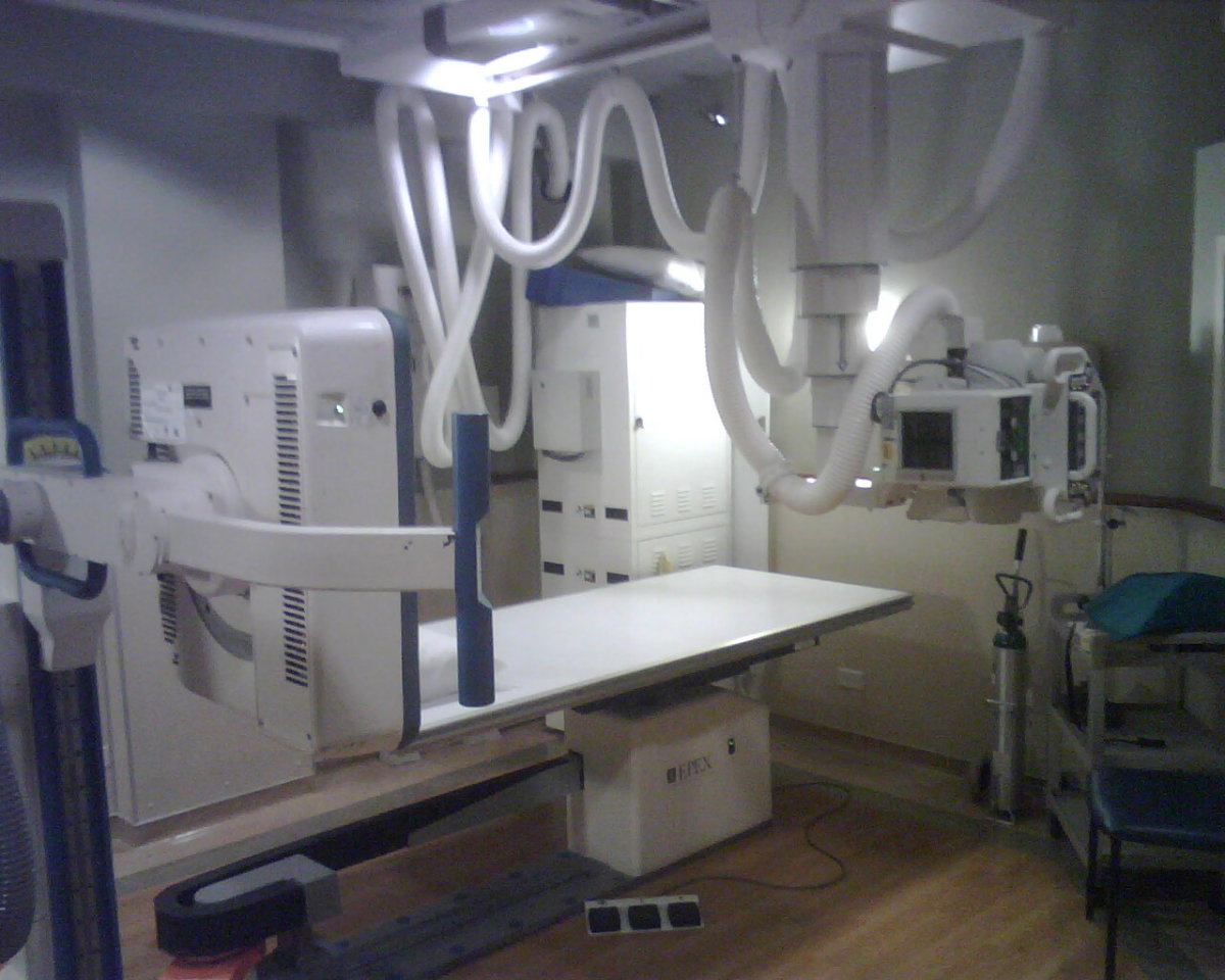 Traditional x-ray machine