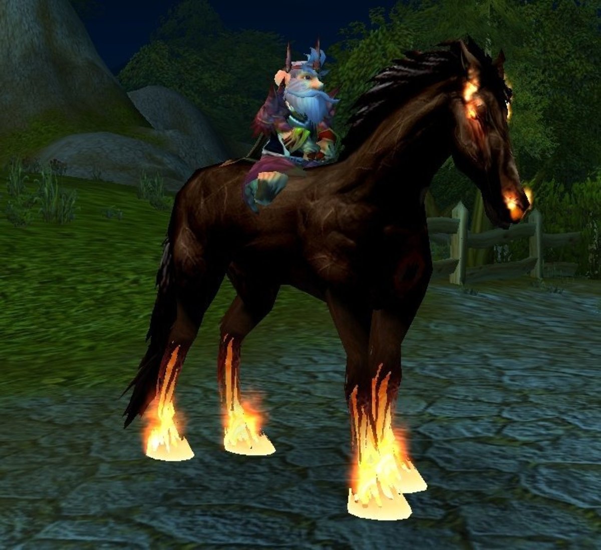 Fel Steed! (Gnome not included)