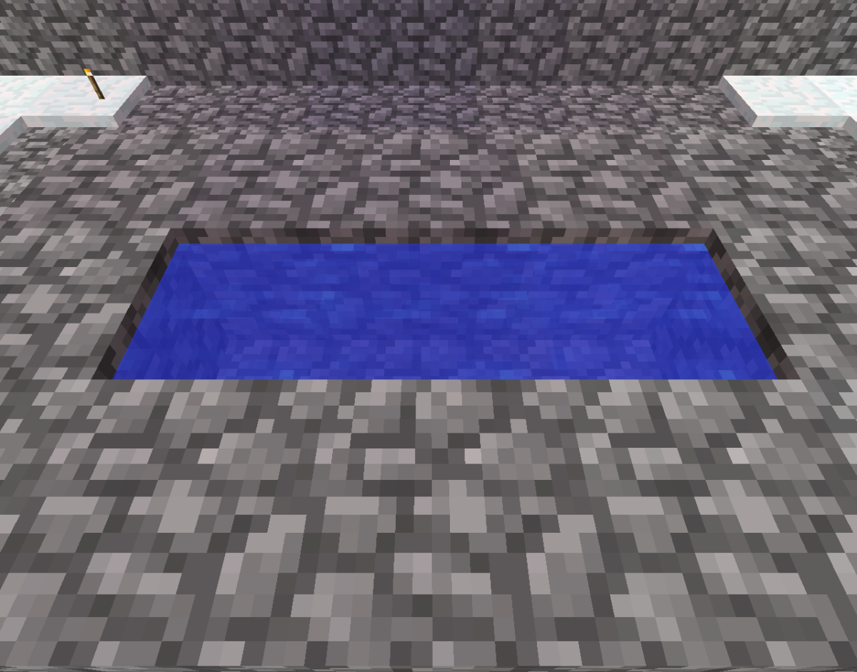 An infinite water source means plenty of water for farming and making your own pond!