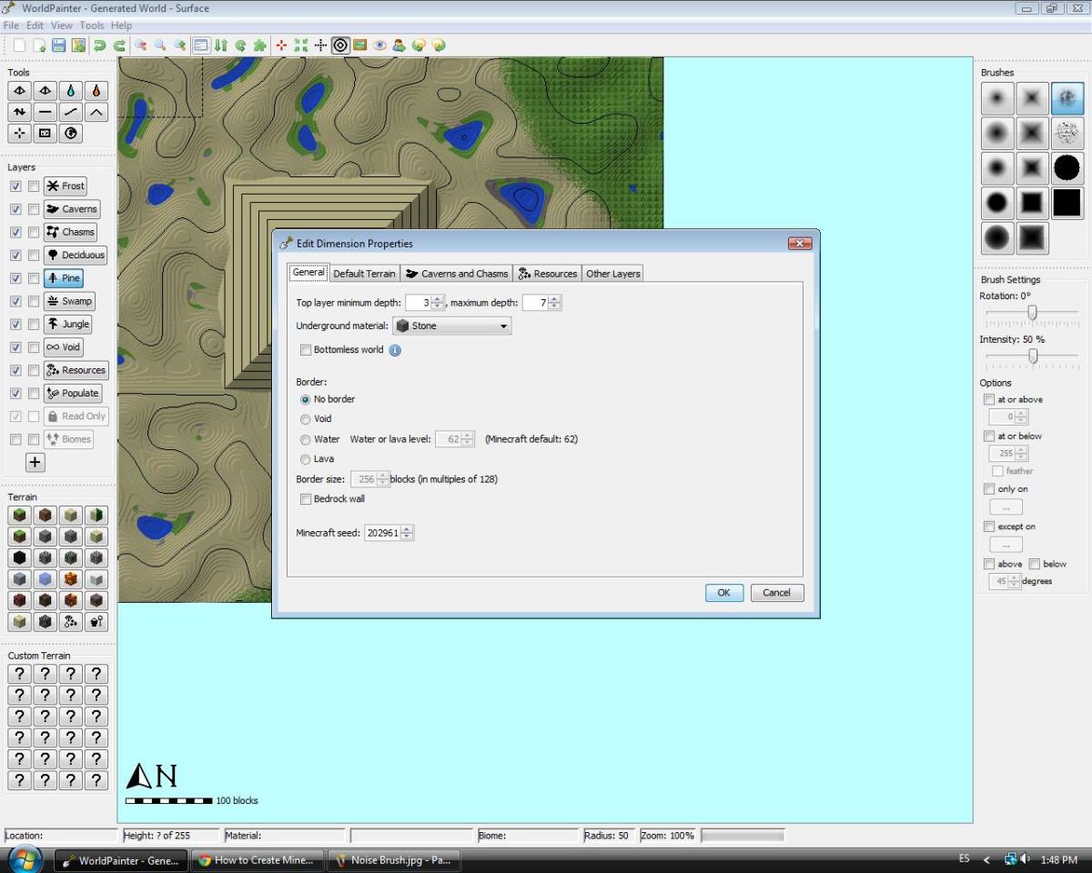 Editing your dimension properties is a great way to completely customize your map.