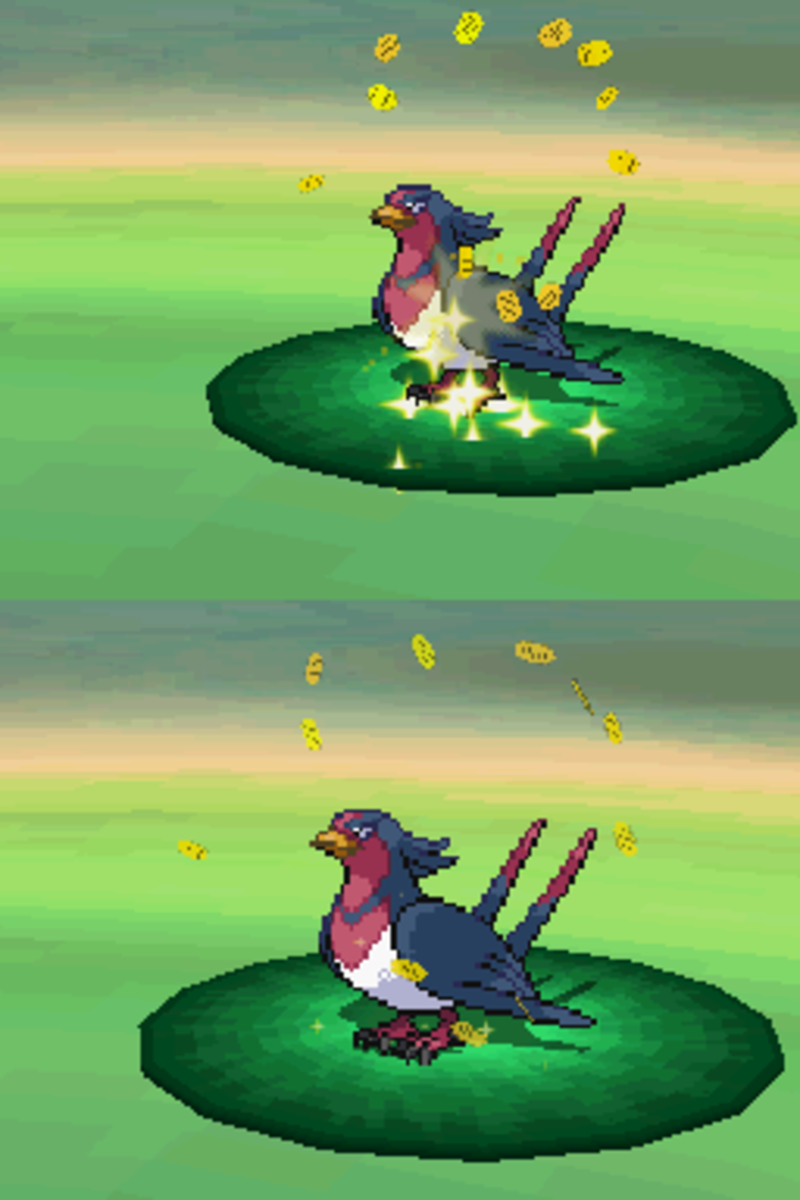 Payday Being Used on Swellow in Gen 5
