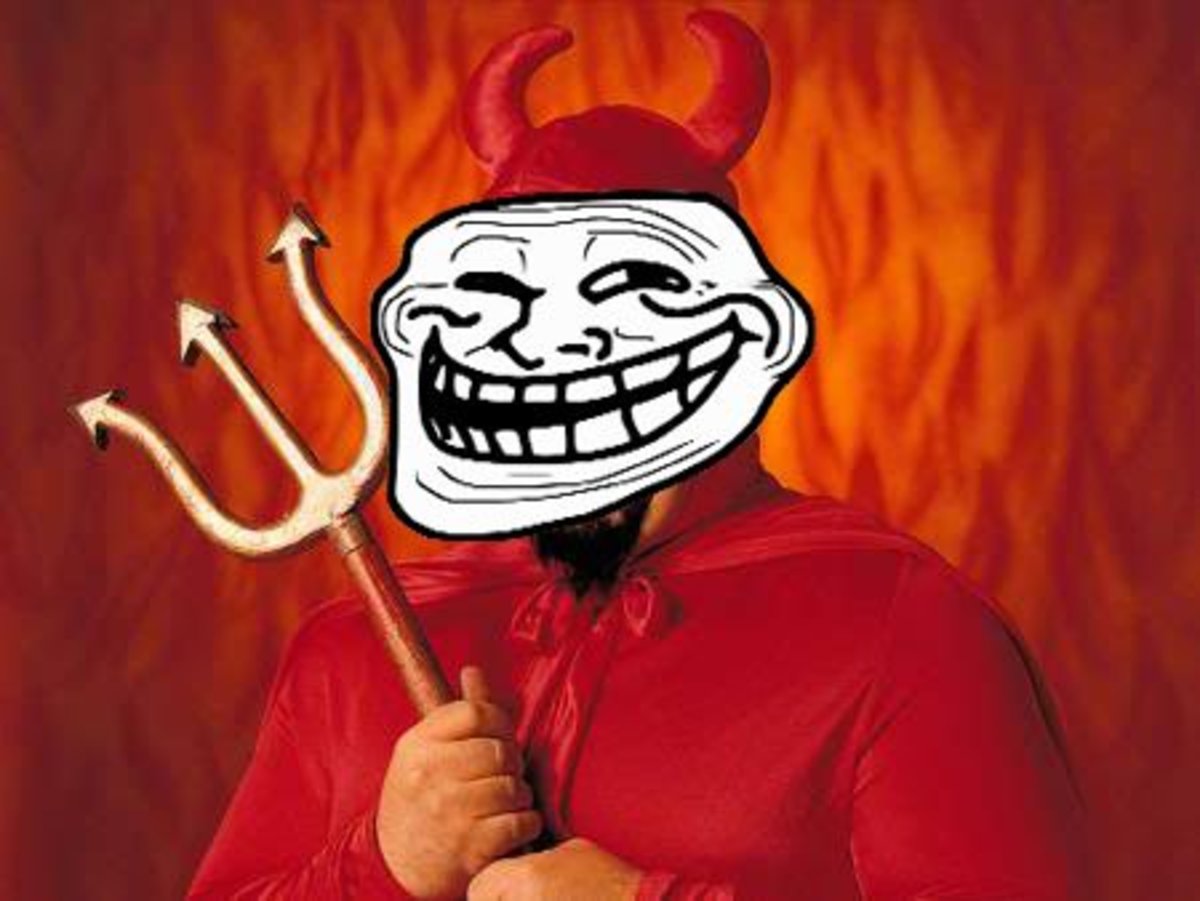 I'm sure we'd all like to think that trolls are the devil, but . . .