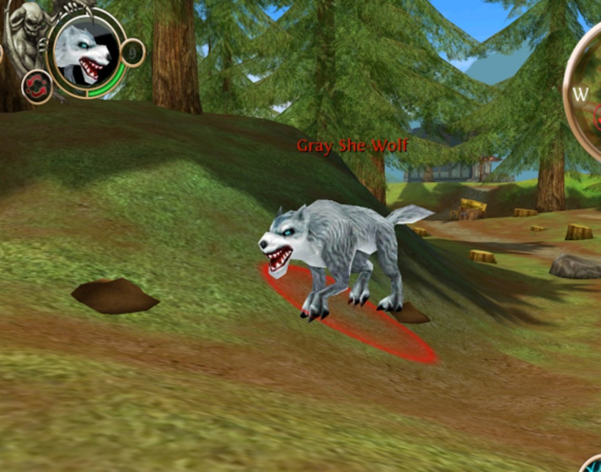 The Gray She Wolf Arcadian Forest Rare Blood Achievement Picture. 