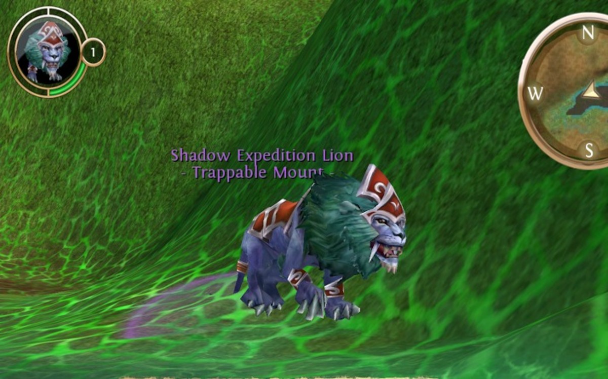Shadow Expedition Lion in Swamp of Wyrms: An Order and Chaos Level 2 Mount