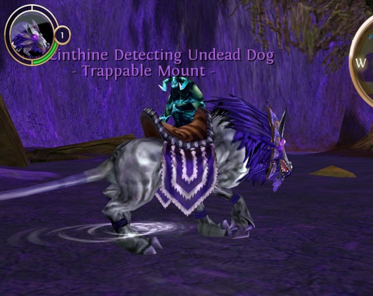 Undead Dog in Swamp of Wyrms