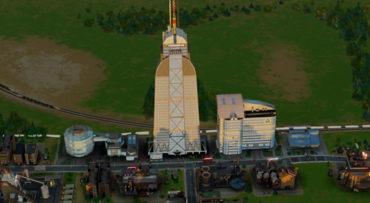 The fully constructed Petroleum HQ