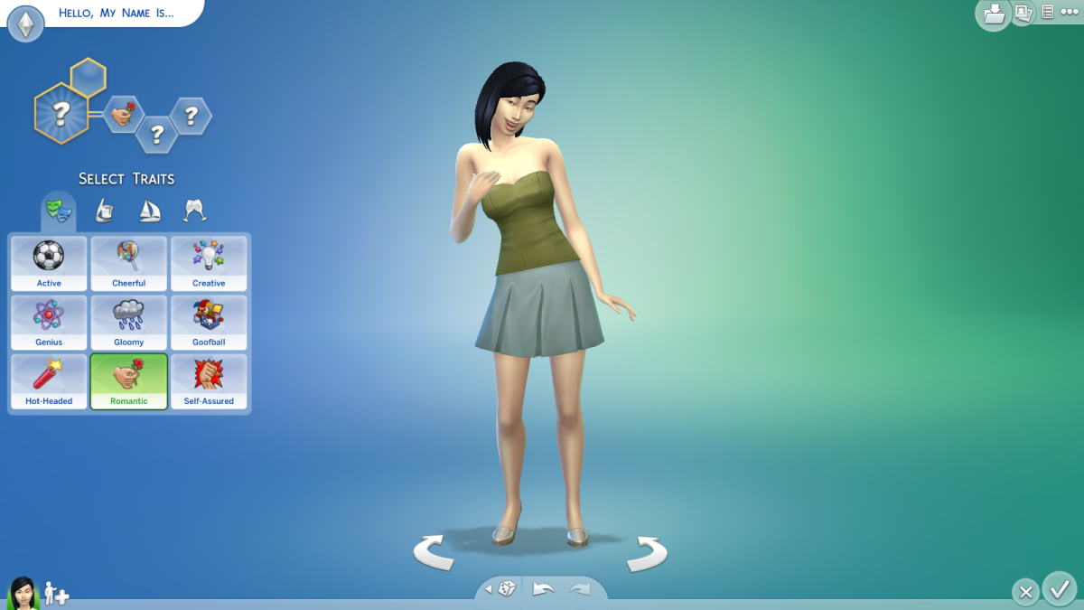 The Love Aspiration in "The Sims 4."