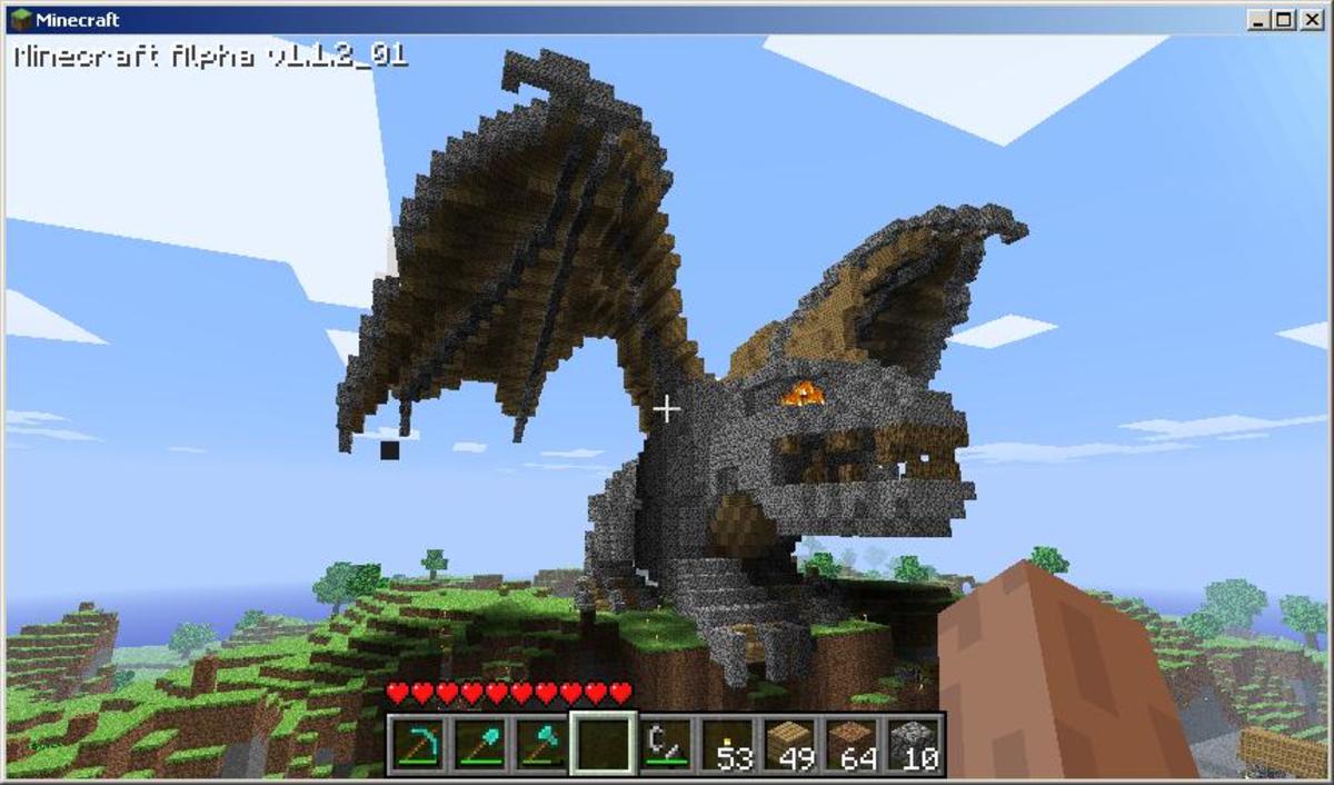 This is an interesting object to build as it is a newish Mob in "Minecraft."