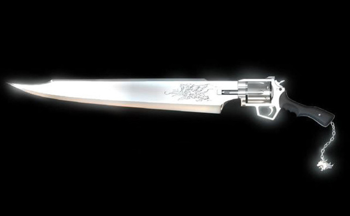 A Gunblade made in the "Revolver" style.