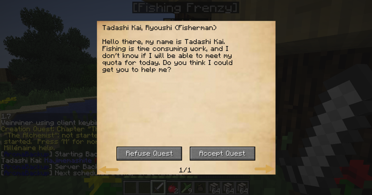 There are several small quests like this one that provide quick ways to earn reputation with a village.