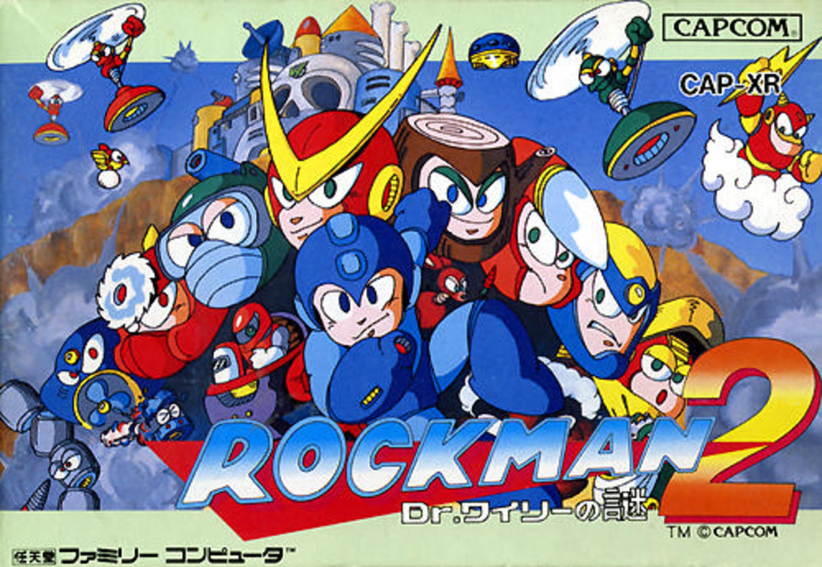 Box art for the Japanese version of Mega Man 2 / Rock Man 2