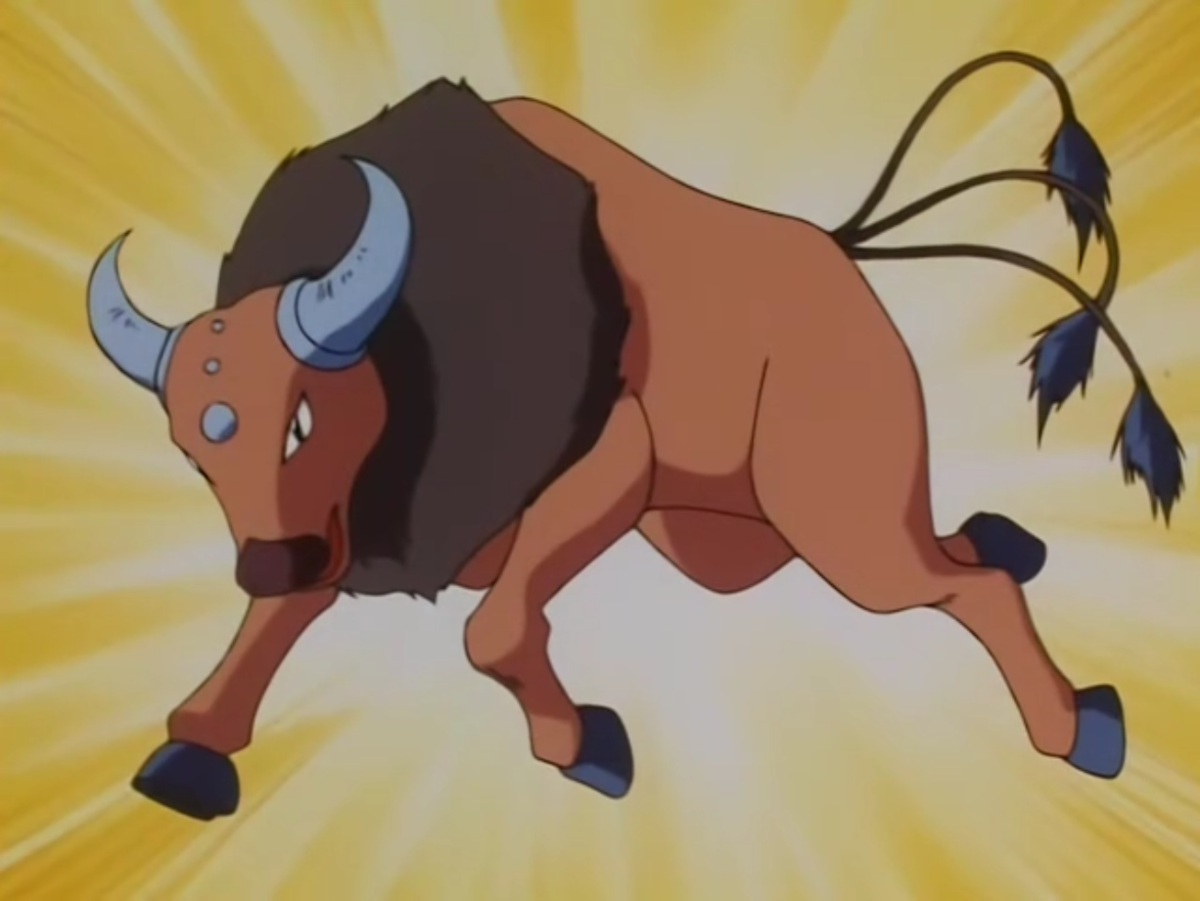 Tauros, the 'Wild Bull' Pokémon