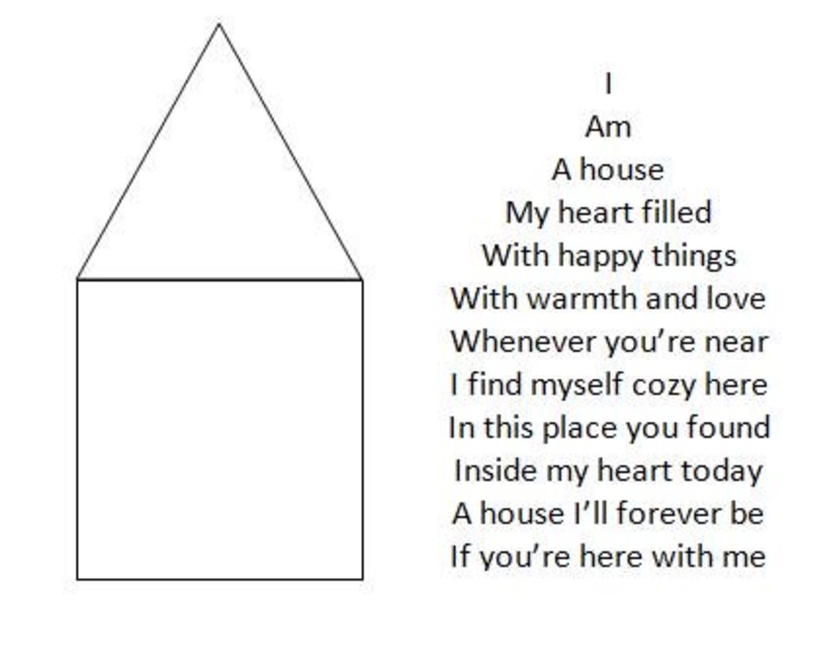 example of shape poetry