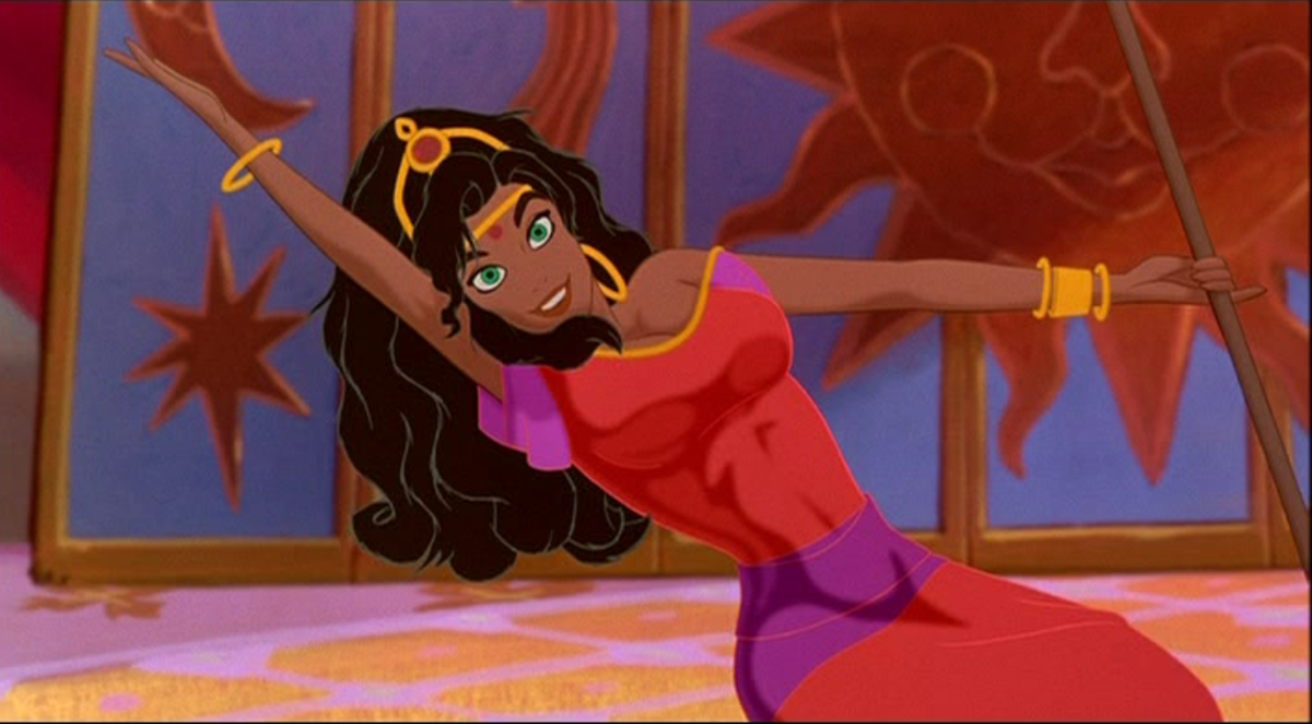 In 1996, a popular Halloween costume was Esmeralda from the film Hunchback of Notre Dame.