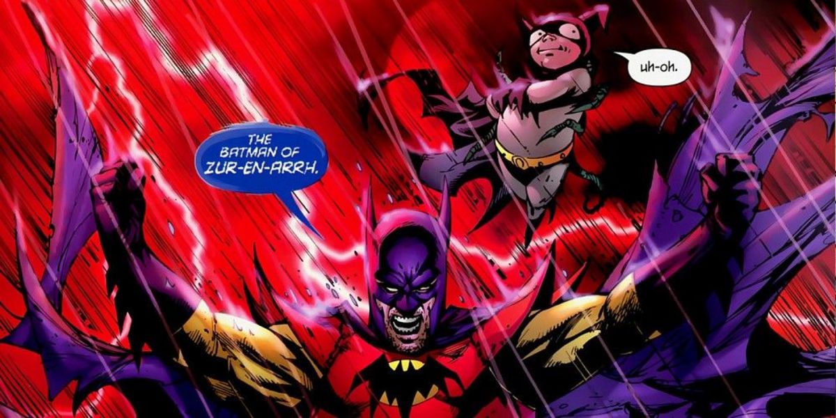 Bat-Mite works with Batman's reserve personality (Batman Zur-en-ARRH)