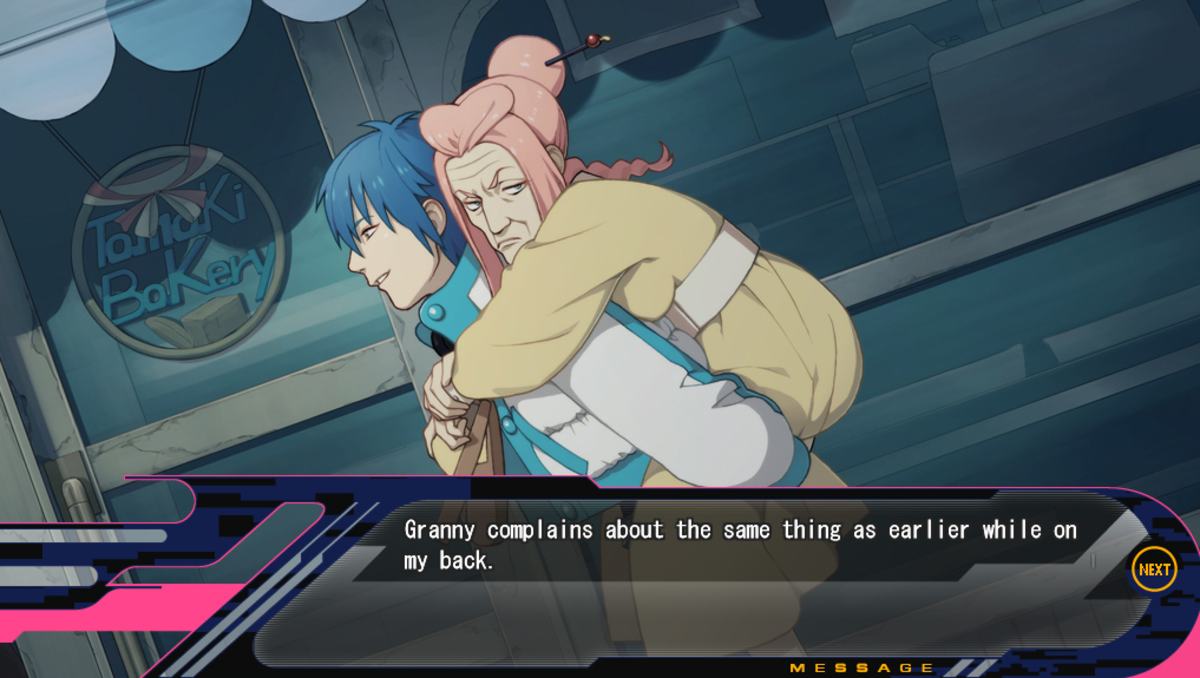 Tae is Aoba's grandmother.