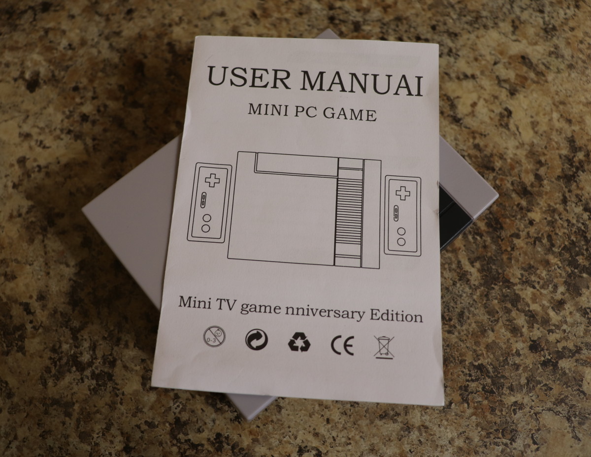 User manual with typos.