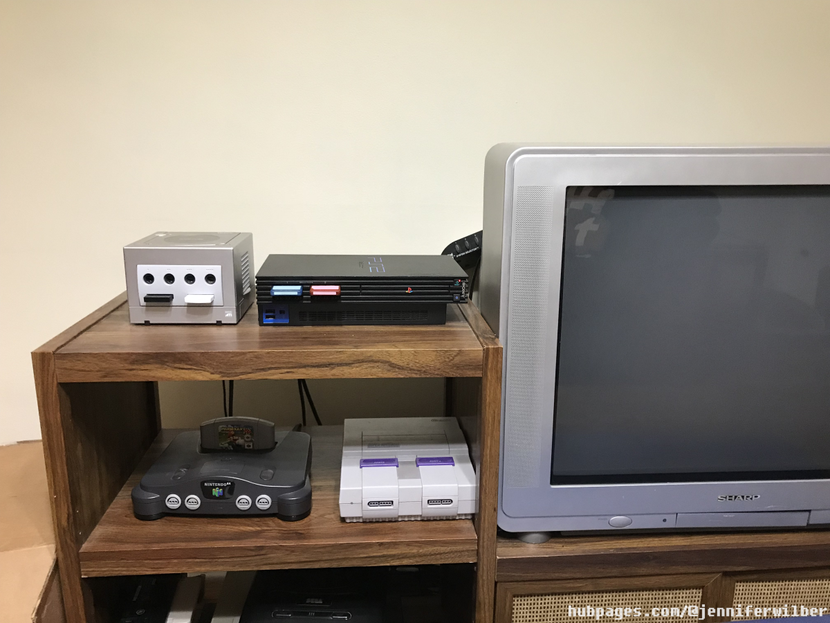 Collecting classic game consoles and games can take up a lot of space. 