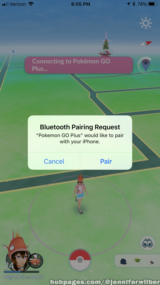 Open the "Pokémon Go" app to pair the Pokémon Go Plus to your phone once more.