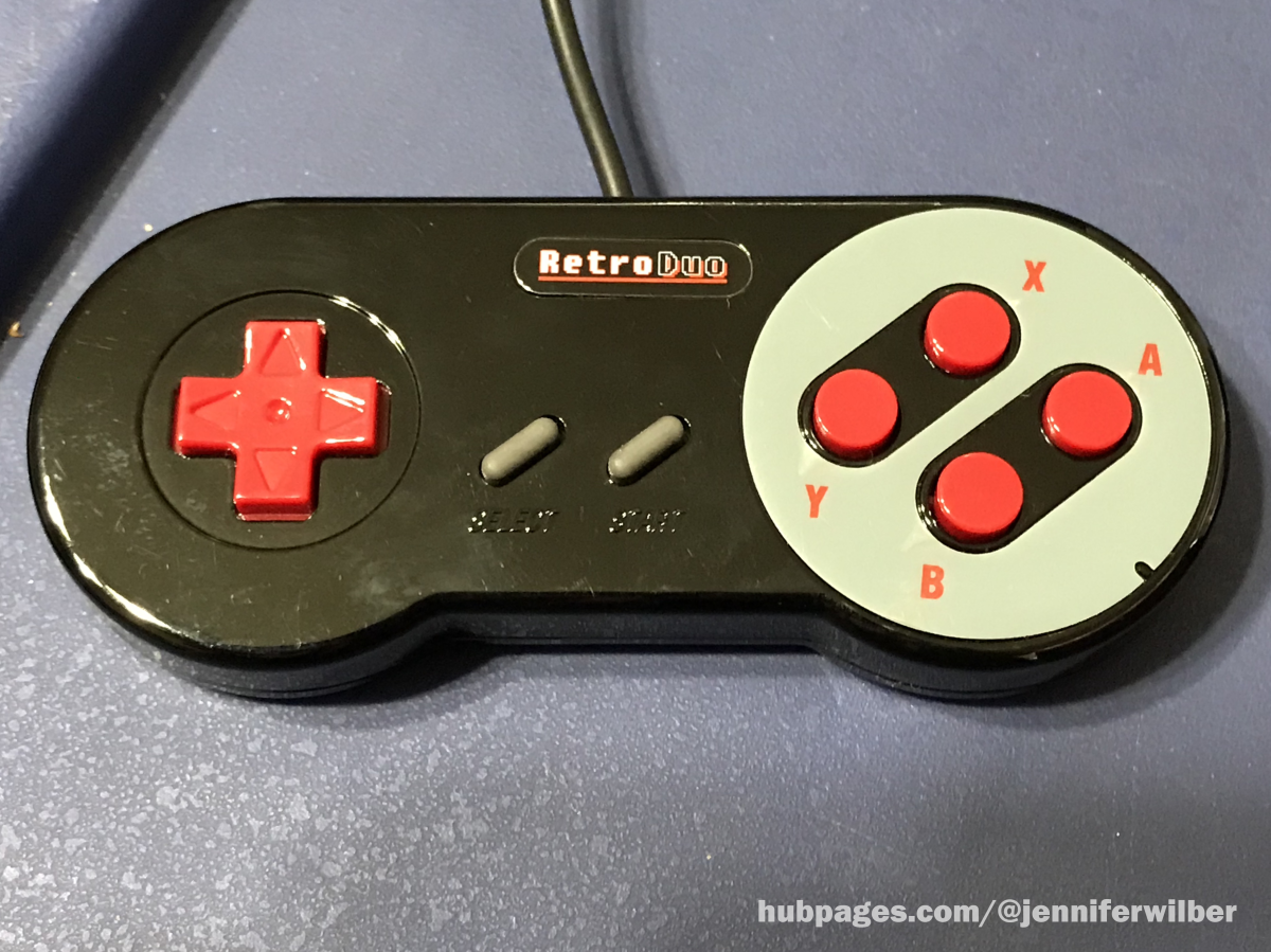 The controller that comes with the Retro Duo.