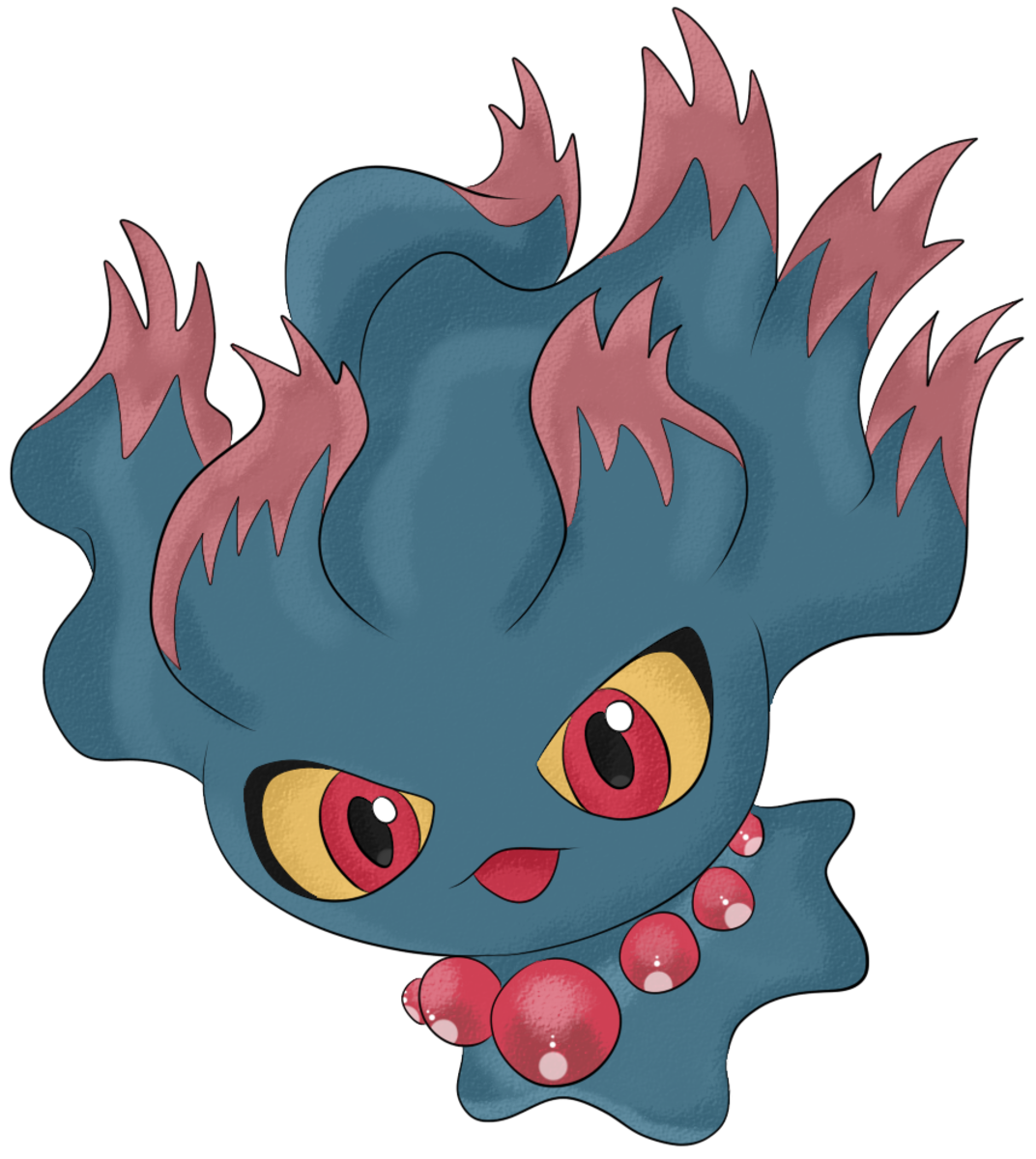 fire red ghost type pokemon