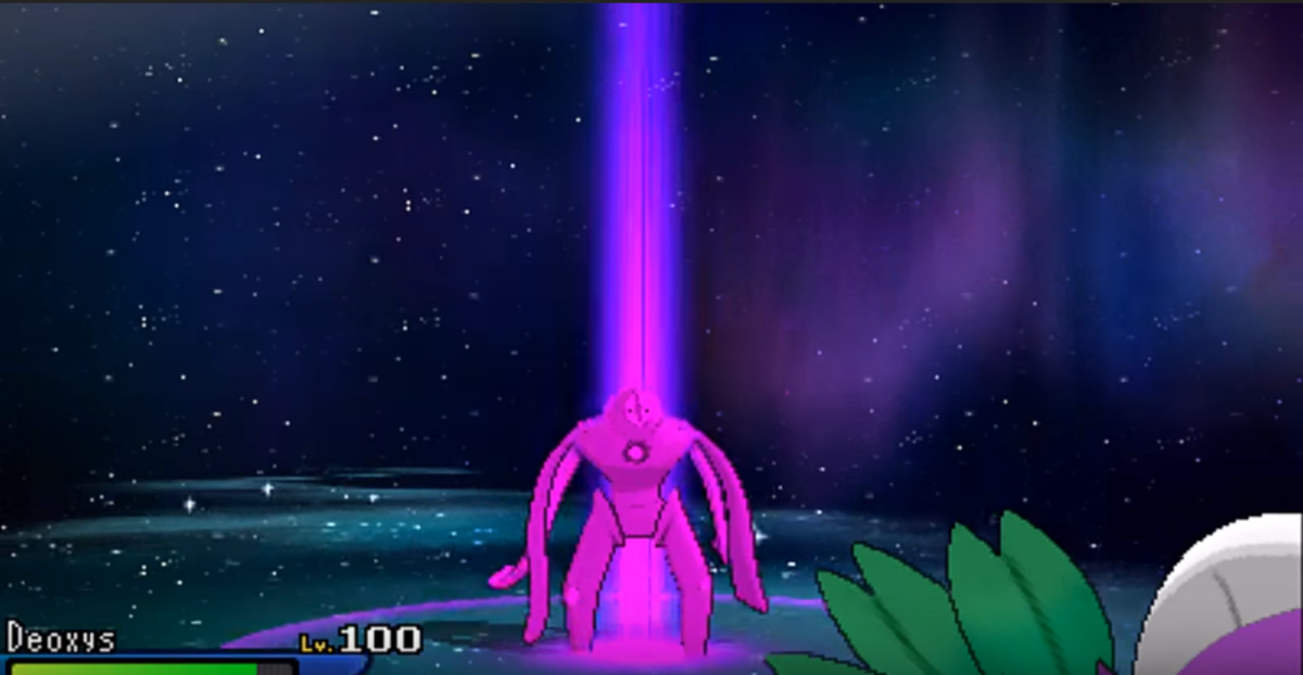 Deoxys hit by Stored Power