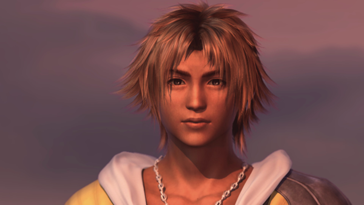 Tidus as he appears in Final Fantasy.