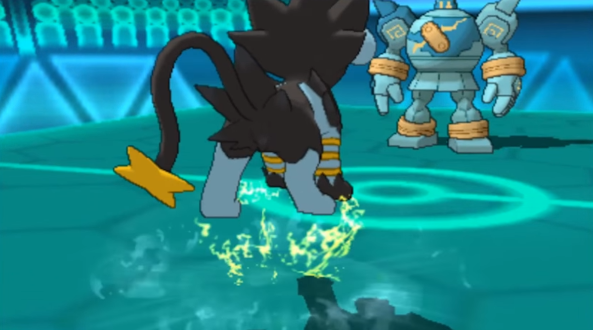 Luxray using Magnet Rise
