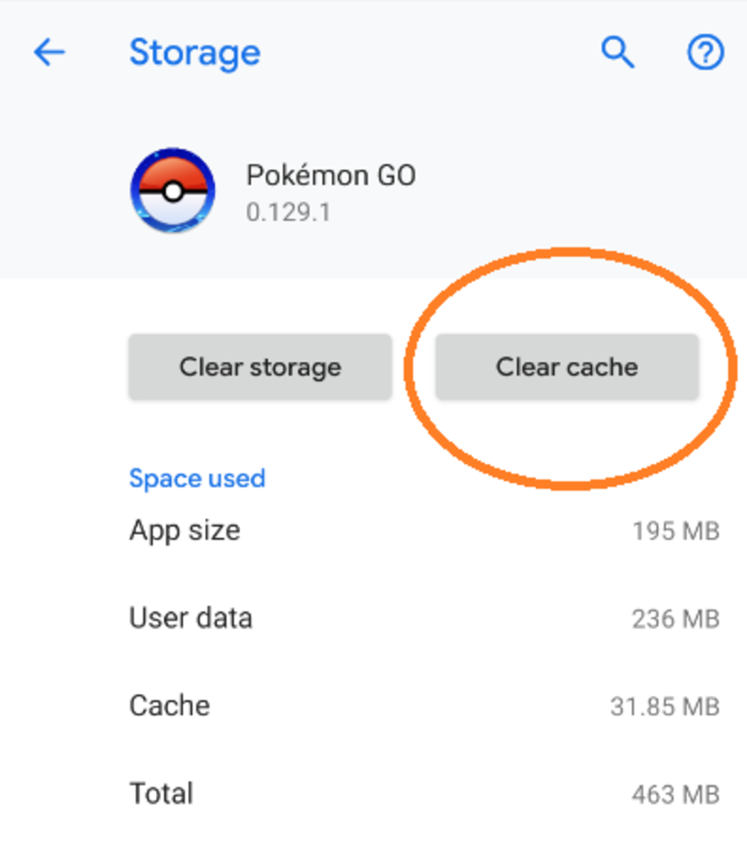 It may vary a bit depending on your device, but typically you go to Settings -> Applications -> Pokemon Go -> Storage where you can find a clear cache button.