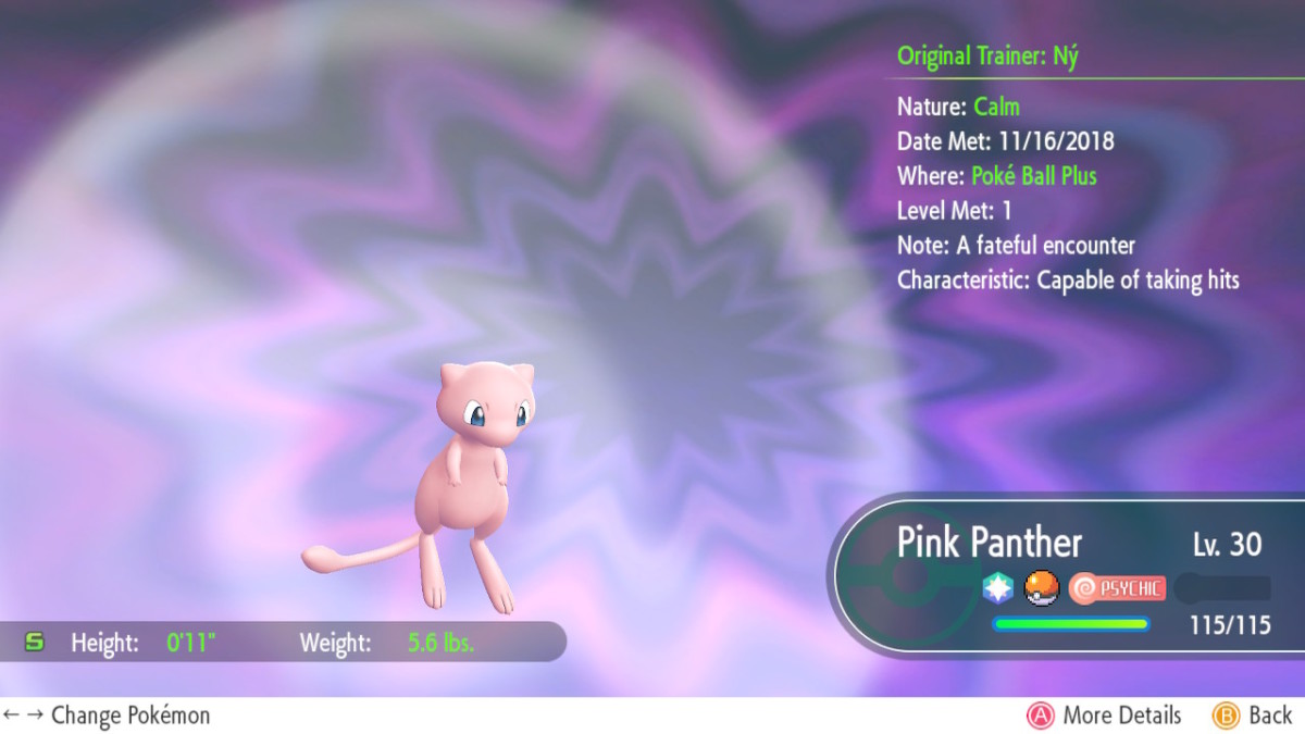 The mythical Pokemon Mew is only available in Pokemon Let's Go by purchasing a Poke Ball Plus.
