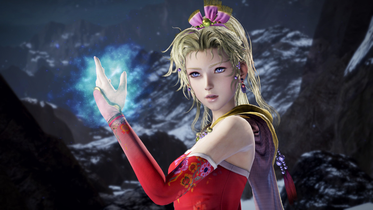 Terra in her Final Fantasy Dissidia appearance, specifically the third entry Dissidia NT.