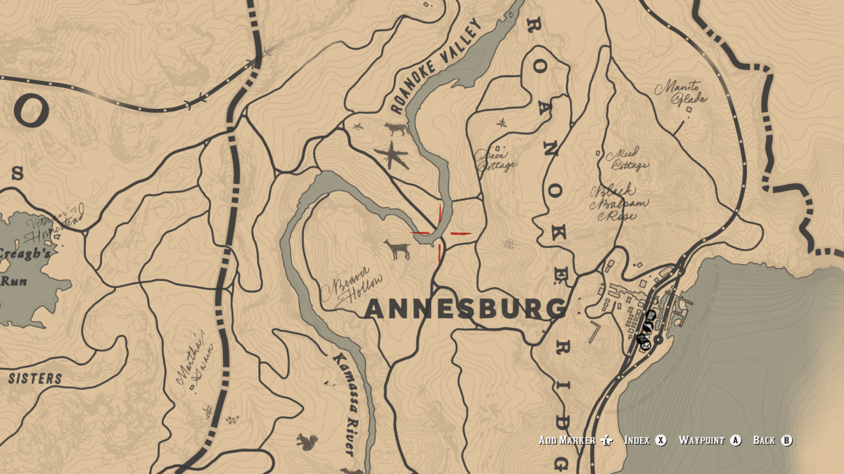 Cougars can also be found freely around this area. No really like anywhere in this screenshot. 