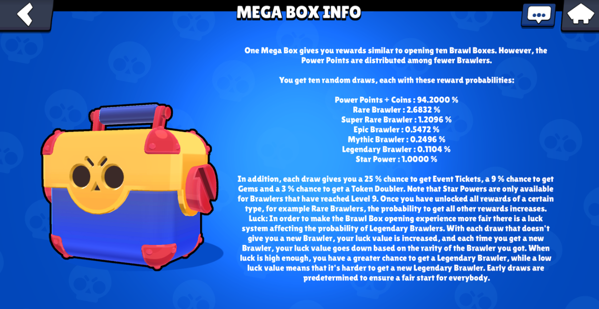 Mega Box Drop Rate