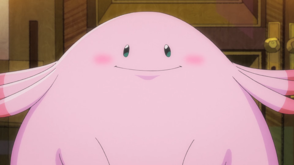 Chansey is a normal-type egg Pokemon. Since it's a nurse-type, egg-looking critter, try giving it a nickname that's related to eggs and healing.