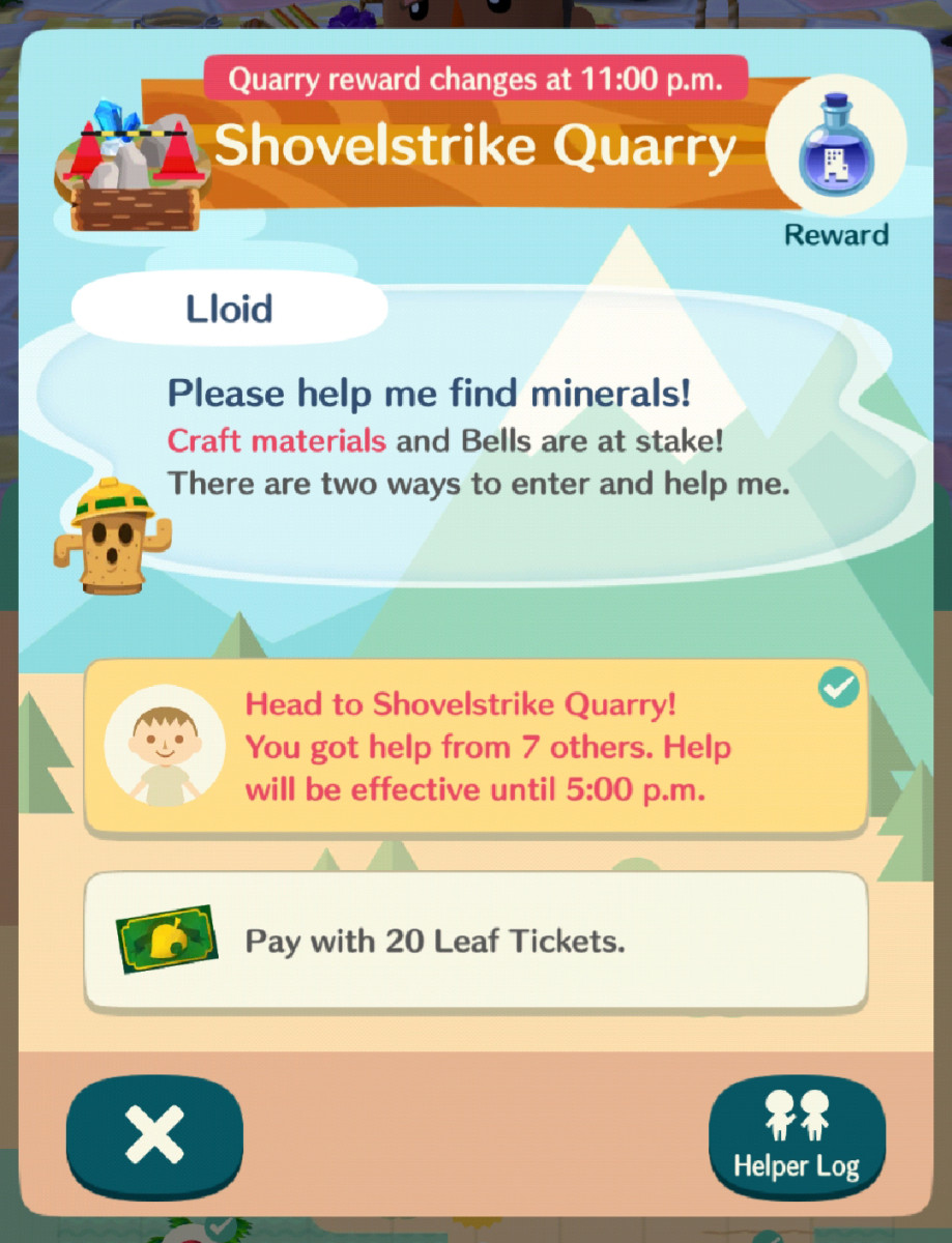 Ask your friends for help to get into the quarry!