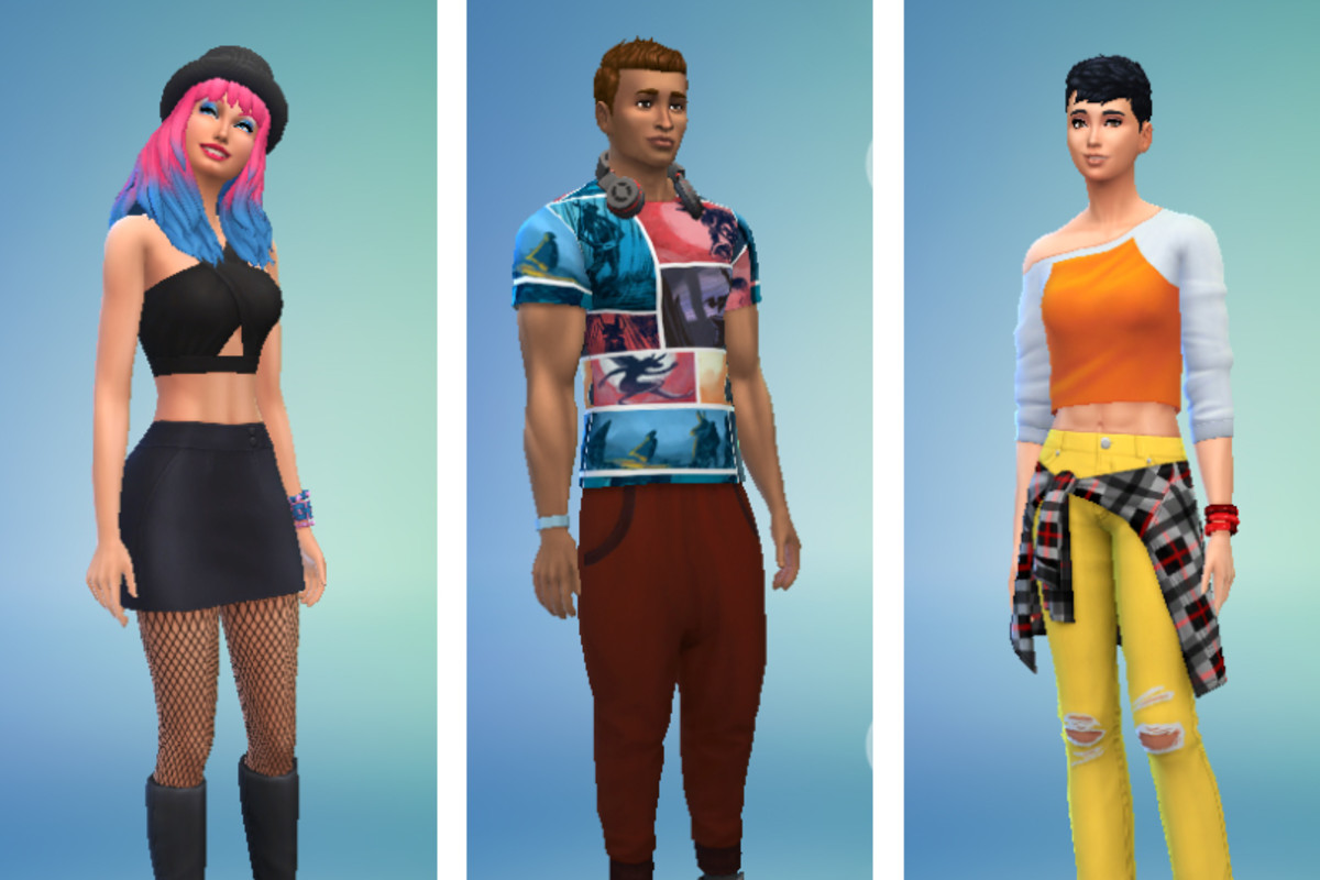 Just a Few of the New Sims Looks