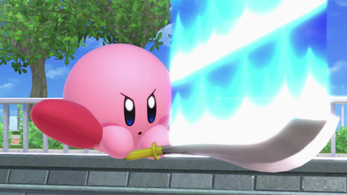 Kirby using Final Cutter