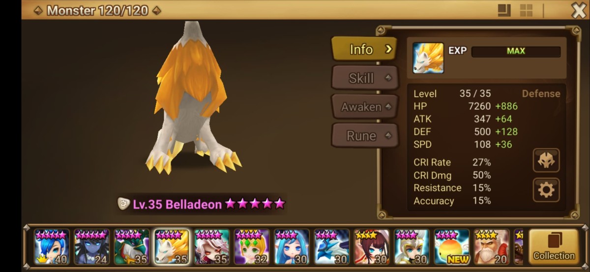 Belladeon Monster Info