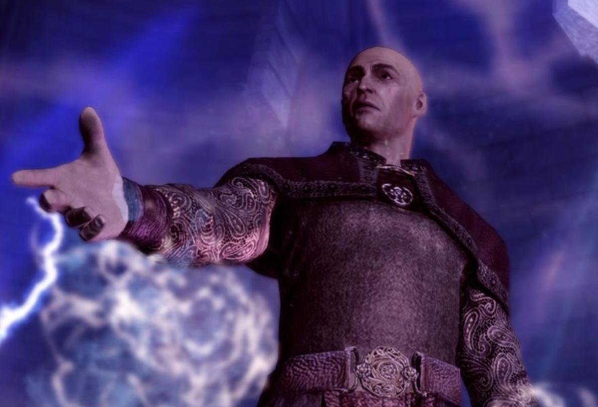 Uldred as he appears in "Dragon Age: Origins."