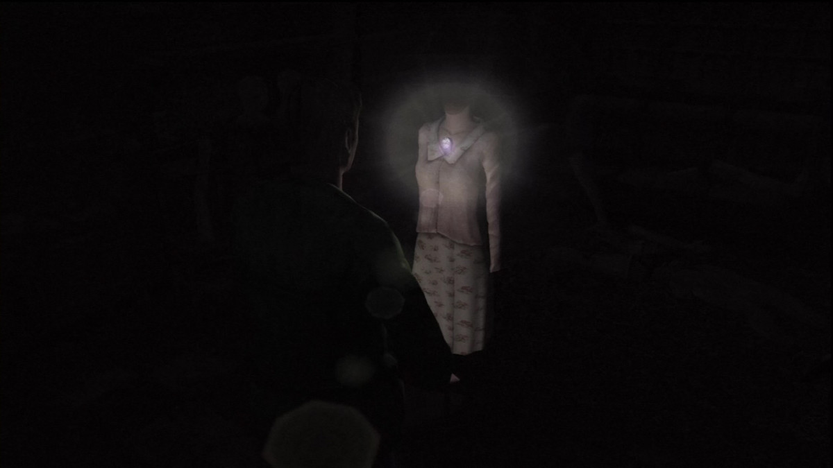 The placing of the flashlight on a headless mannequin is very deliberate. 