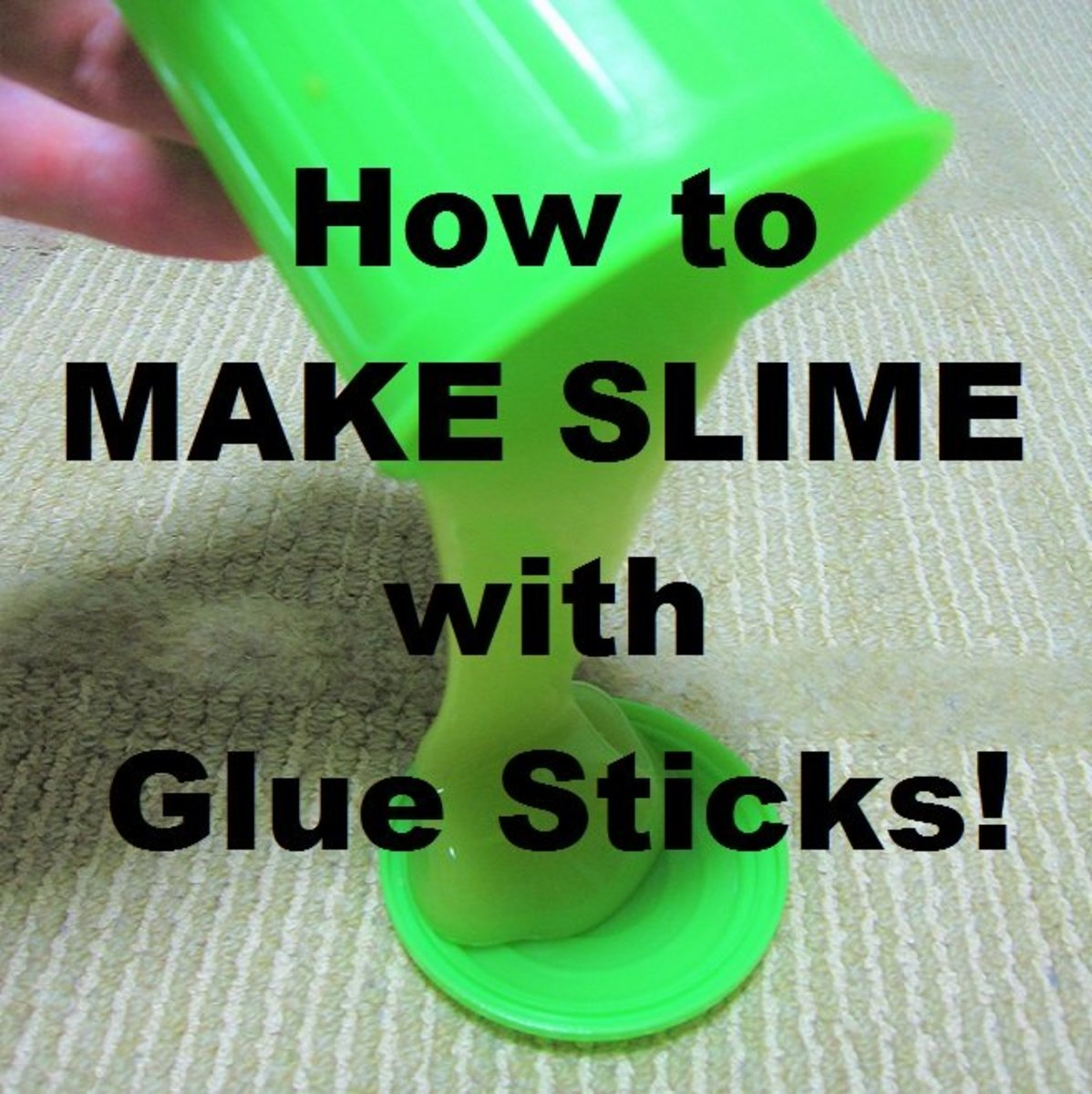 How to make slime with borax and glue. 
