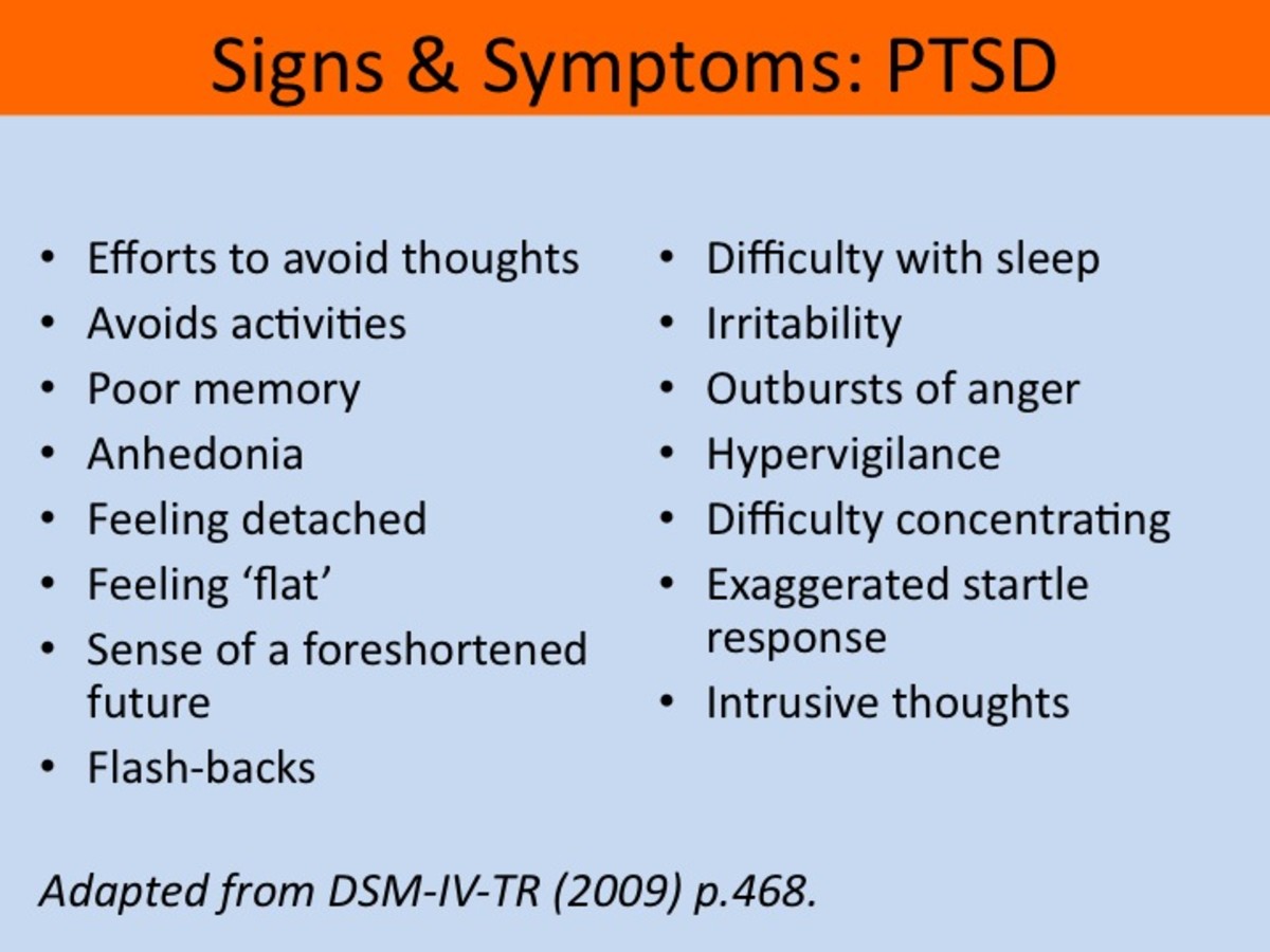 Many HSPs suffer from Post Traumatic Stress Disorder (PTSD).