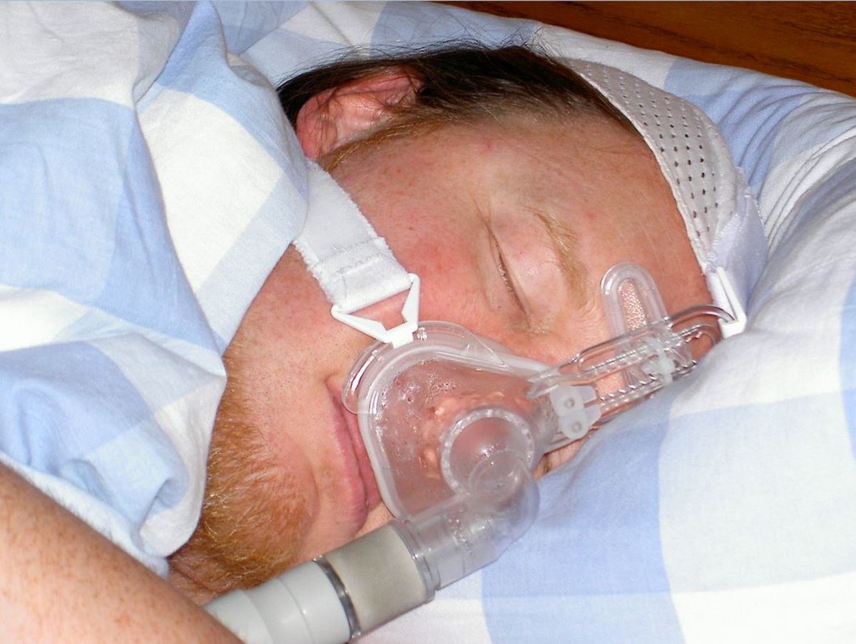 Sleeping with CPAP