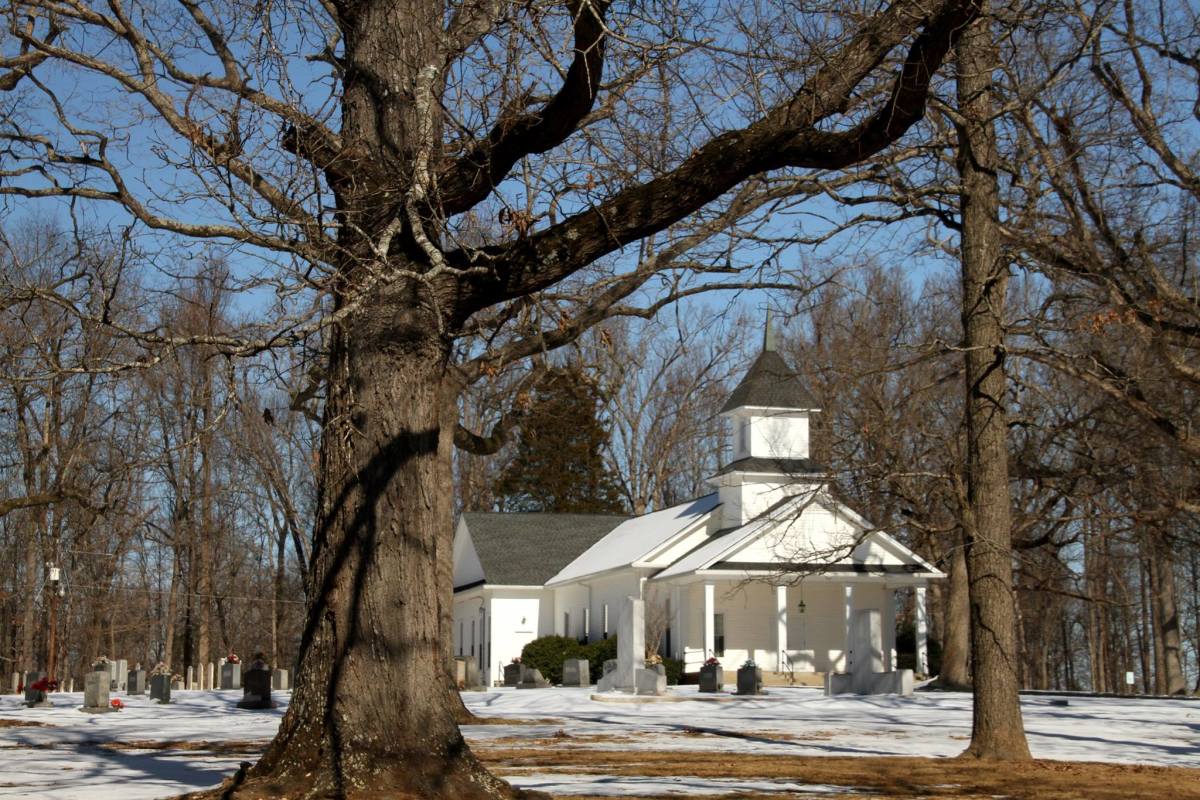 A country church. 