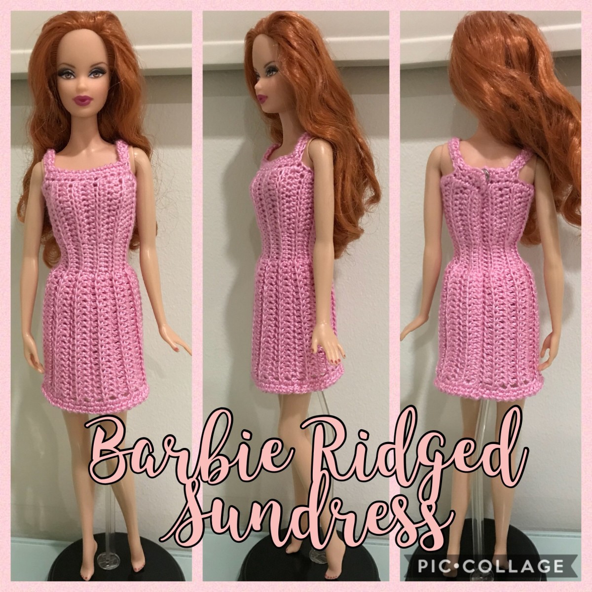 Make a Ridged Sundress for Barbie: Free Crochet Pattern