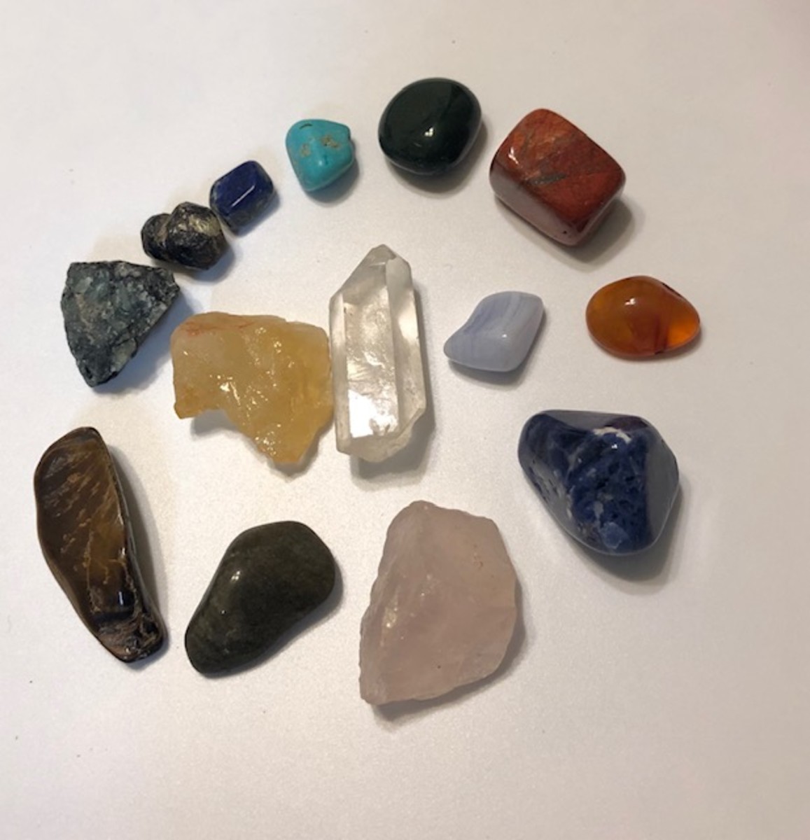 All crystals vibrate at a certain frequency, according to their color. This benefits the mind and body in a variety of ways.