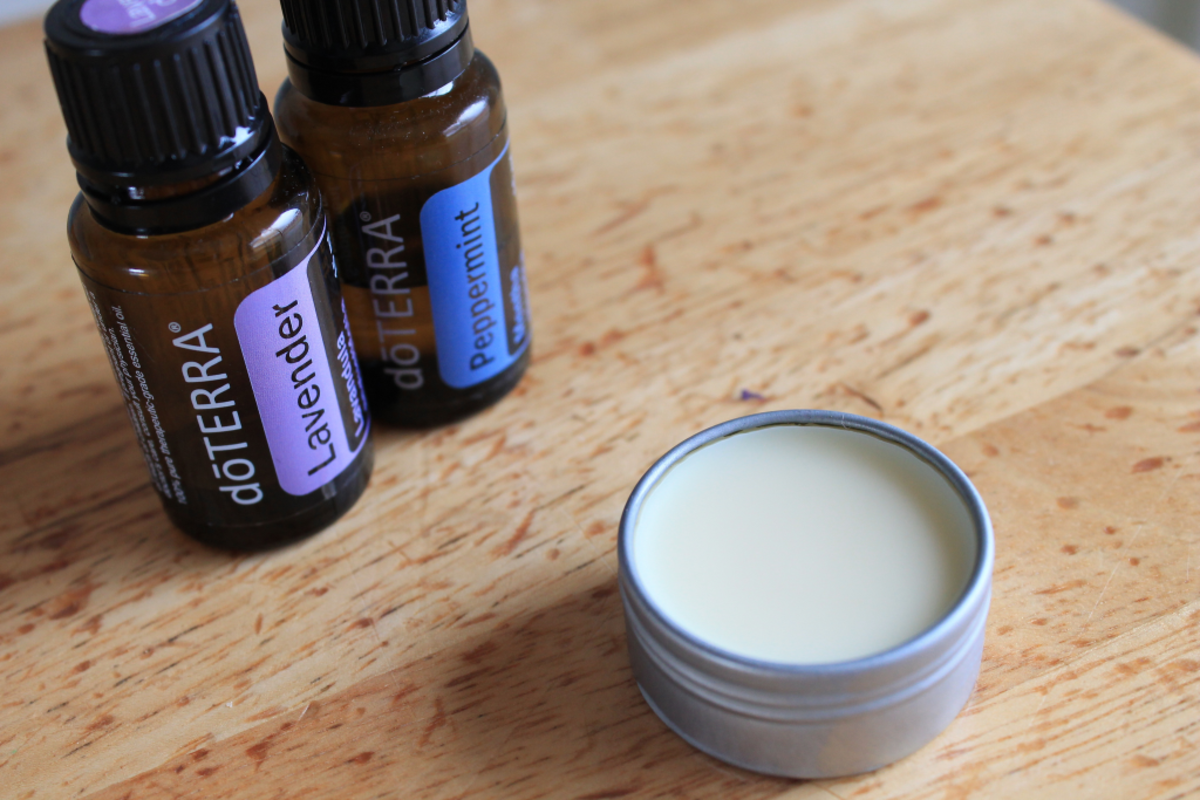 Essential oils can be added to personal care products. 