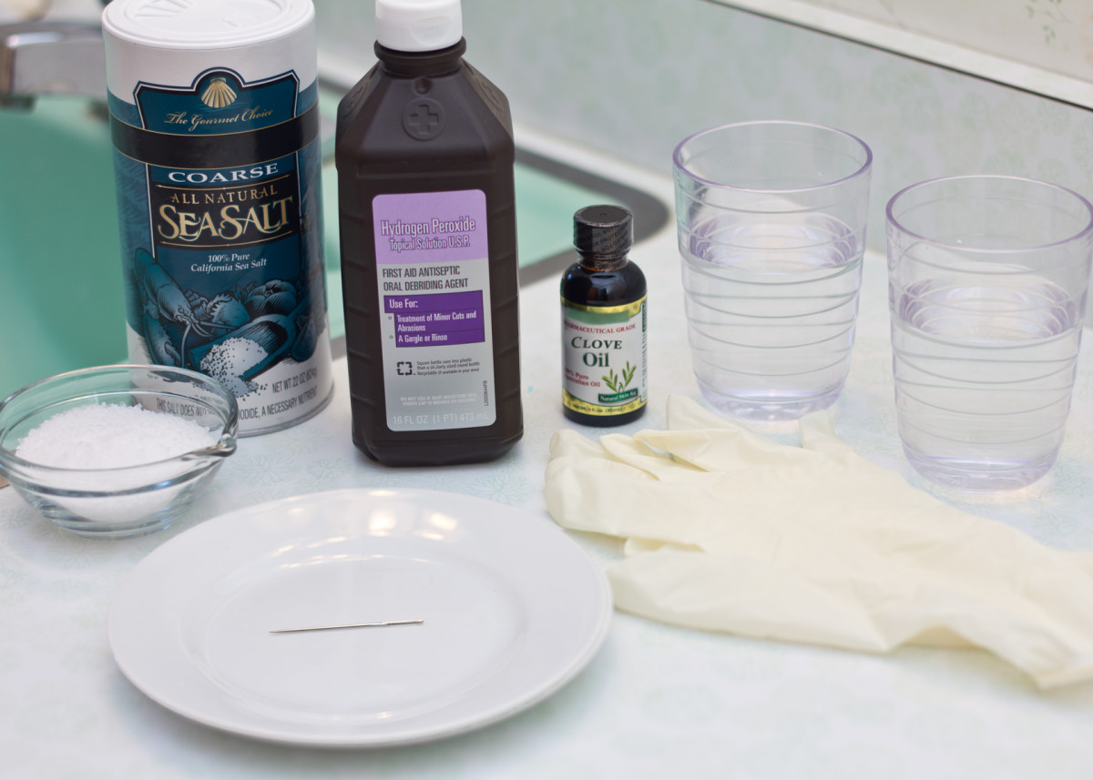 Here are some things you need in order to pop an abscess on your own. 